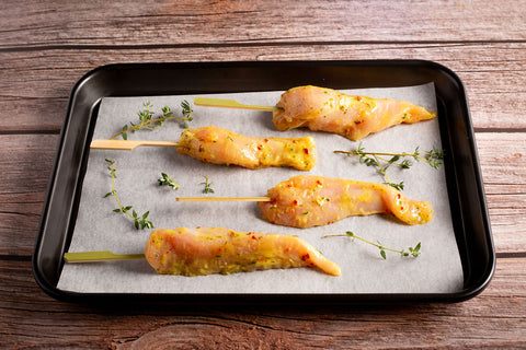 4 Garlic and Herb Chicken Skewers