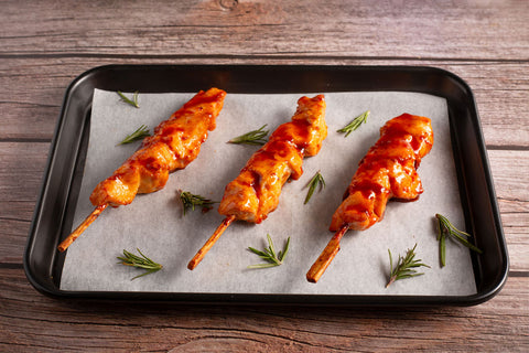 Honey and Chilli Chicken Kebabs