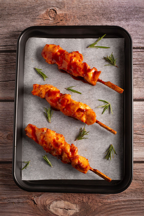 Honey and Chilli Chicken Kebabs