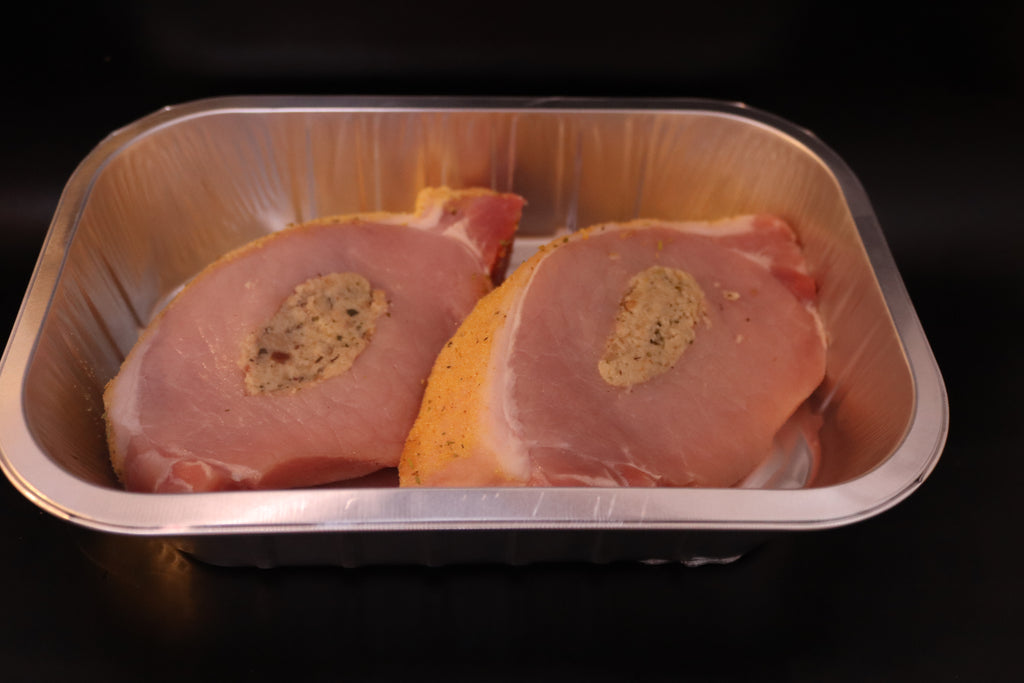 2 Stuffed Pork Chops Hugh Maguire