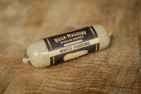 Smoked White Pudding - 1kg Case