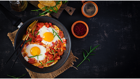 The Smokin’ Butcher Smoked Black Pudding Shakshuka