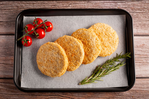4 Breaded Chicken Burgers
