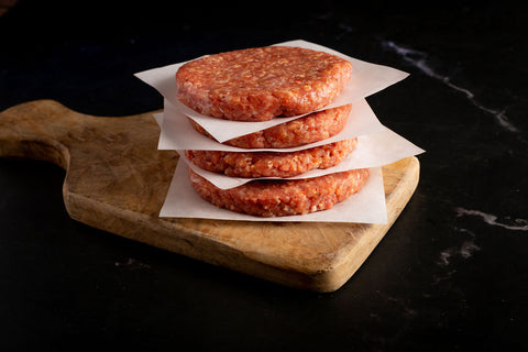 4 Plain Turkey Burgers