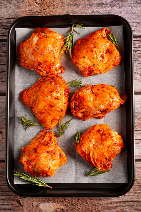6 BBQ Chicken Thighs