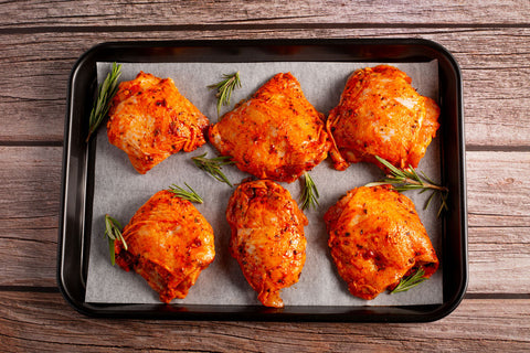 6 BBQ Chicken Thighs 1