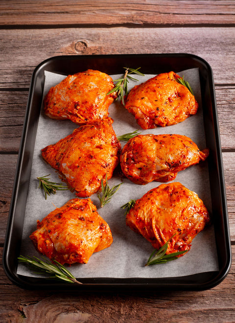 6 BBQ Chicken Thighs