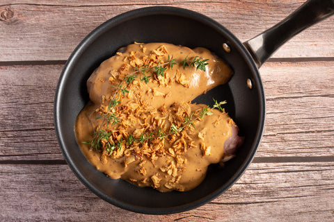 Chicken Fillets In Creamy Pepper Sauce