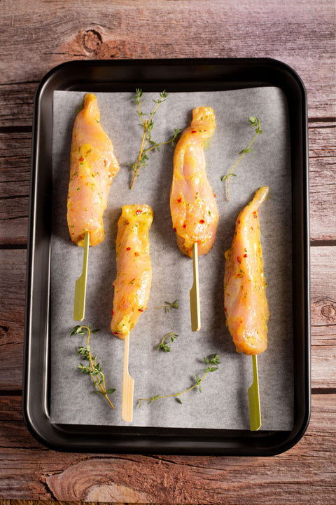4 Garlic and Herb Chicken Skewers
