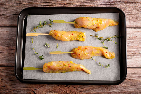 4 Garlic and Herb Chicken Skewers