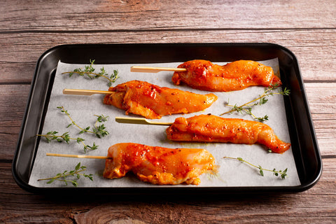 4 Piri Piri Chicken Kebabs