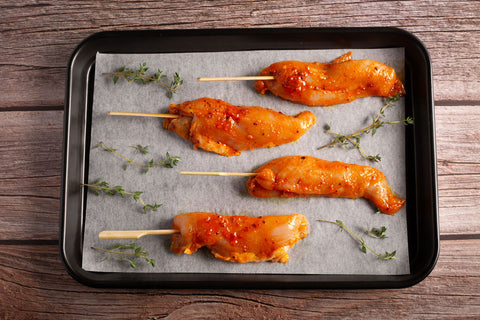 4 Piri Piri Chicken Kebabs