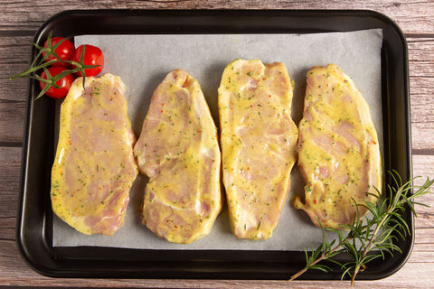 4 Garlic & Herb Pork Chops