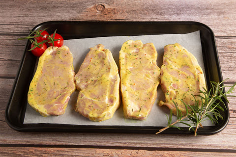 4 Garlic & Herb Pork Chops