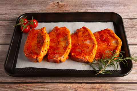 4 Tomato & Pepper Pork Chops