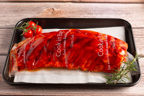 BBQ Pork Ribs 1/2 Portion