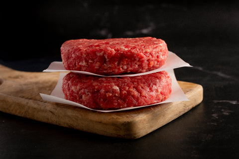 Two award wining burgers, by the Smokin' Butcher range. They are smoked brisket burgers, perfect for a gourmet meal
