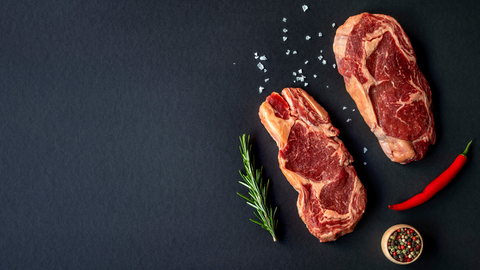 Elevate your Valentine's with 2 Dry-Aged Striploin Steaks for only €12